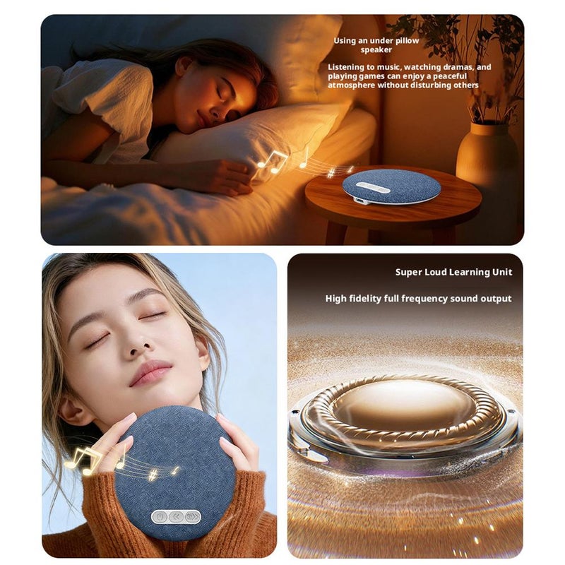 Bluetooth Sleep Pillow Speaker for Insomnia Relief, Wireless Under Pillow Headphones with White Noise Timer, Stereo Bass & Hi-Fi Sound for Relaxing, Gift for Light Sleepers & Side Sleepers - Image 4
